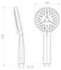 BelBagno Nova BB-D1C4 Душ ручной, цвет: хром