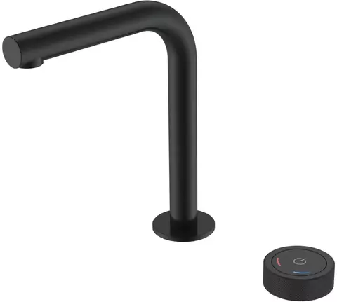 Boheme Tech 158-B Смеситель автоматический для раковины на 2 отв., цвет: чёрный
