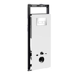 WasserKRAFT Salm 27TLT.010.ME.WH.CH03 Инсталляция для унитаза с клавишей фото