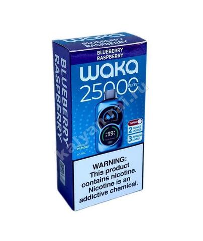 WAKA 25000 затяжек - Черника Малина, 5%