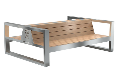 TRIF-MEBEL Диван двойной СИТИ антивандальный