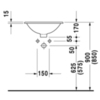 Duravit Architec 468470000 Раковина 47 см