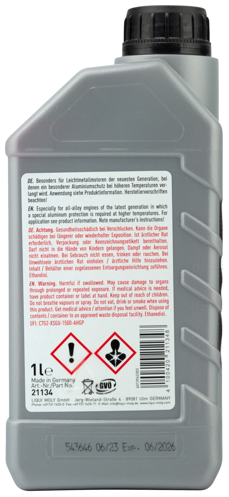 Антифриз-концентрат Liqui Moly Kuhlerfrostschutz KFS 12++ красный 1л