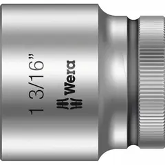 Торцовая головка Zyklop 1 3/16" 1/2″ дюймовая WERA 05003634001