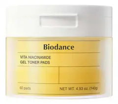 Biodance Гелевые тонер-пэды с ниацинамидом для сияния кожи- Vita Niacinamide Gel Toner Pads 60шт