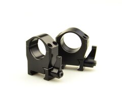 Кольца быстросъемные Luman Precision на 26мм (высота 7мм) низкие (LP26LWAL) алюминивые