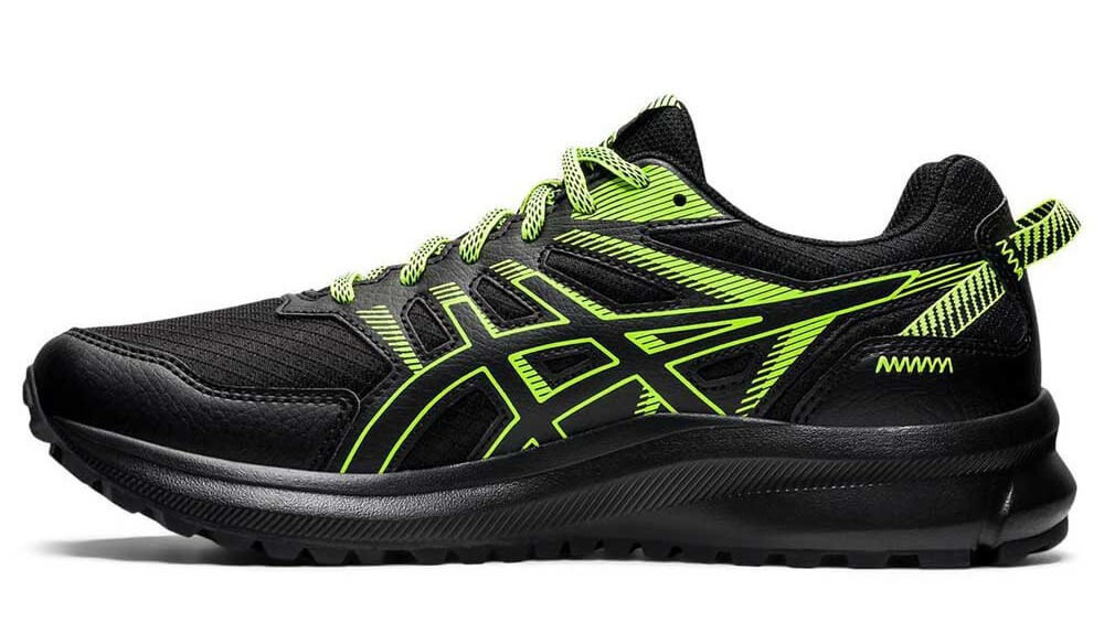 Asics Trail Scout 2 кроссовки для бега мужские черные-зеленые - 5