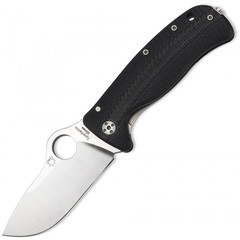 Фото Нож складной Lil' LionSpy™ Spyderco 181GTIP, сталь Elmax® Satin Plain, рукоять G10/титан, чёрный