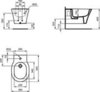 Ideal Standard Connect Air E0266V3 Биде подвесное