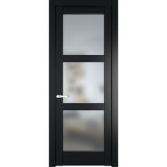 Межкомнатная дверь эмаль Profil Doors 4.6.2PD блэк остеклённая