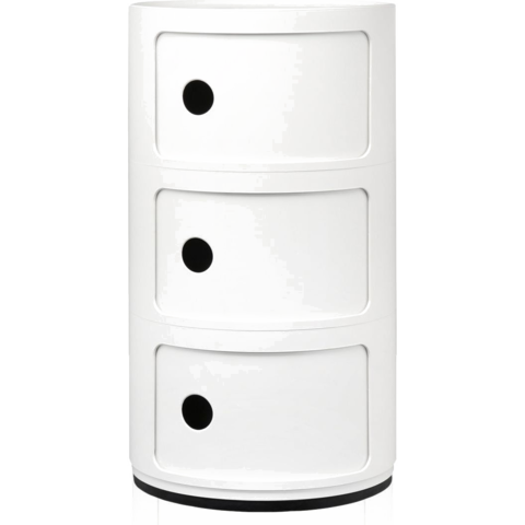 Фото: Контейнер Componibili 3 Modules белый - основной вид