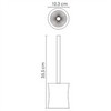 WasserKRAFT Salm K-7627 Туалетный ершик, цвет: хром