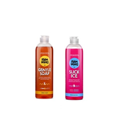 Набор для двухфазной мойкиGentle Soap Amber & Tabaco + Slick Ice Berry