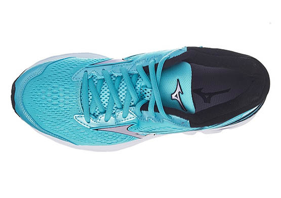 Mizuno Wave Rider 22 кроссовки беговые женские бирюзовые - 3