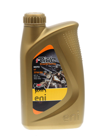 20W-50 Масло моторное синтетическое 4-х тактное eni i-Ride moto 153896 1л