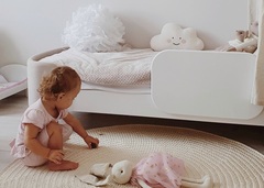 Защитный бортик для кровати KIDI soft (белый)