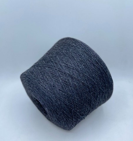 Zegna Baruffa (пр.Италия), art-Kent , 2/18 900м/100 гр. 100% Меринос, цвет-Антрацит меланж ,арт-28669