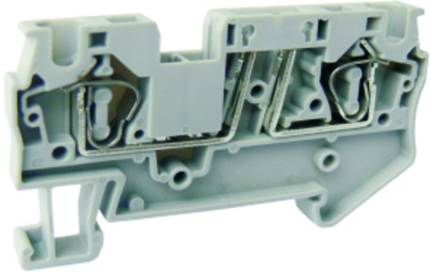 UJ5-4FDE - (421278), (UPUN) Клемма пружинная на DIN рейку с разделителем