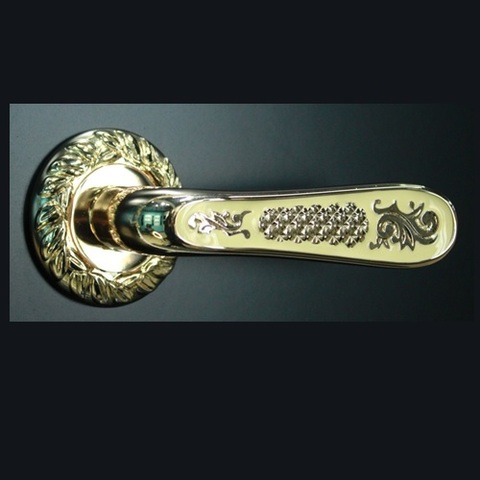 Ручка раздельная ALEMAR A7991-65 22KGOLD/CREAM GLUE золото 22К/бежевый