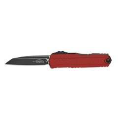 Фото Автоматический нож Microtech Cypher II S/E 1241-1RD, сталь M390MK, рукоять алюминий, красный/черный