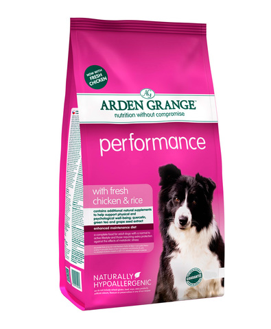 Arden Grange Adult Performance сухой корм для активных собак (с курицей и рисом) 2 кг