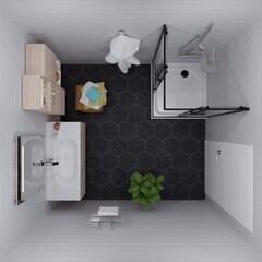 Душевое Ограждение 100*100 Triton Вента-Блэк