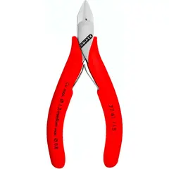 Кусачки боковые для электроники Knipex 77 41 115