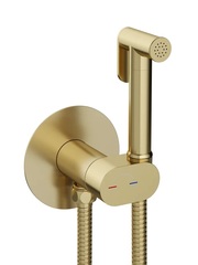 STWORKI Вестерос S26150GM Гигиенический душ со смесителем, С ВНУТРЕННЕЙ ЧАСТЬЮ, матовое золото фото