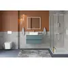 BelBagno KRAFT-900-2C-SO-AO База под раковину подвесная с фрезерованными ручками по всей длине фасада с двумя выкат. ящ., Голубой Мат., 900x455x500