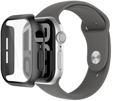Защитное стекло-бампер Belkin ScreenForce TemperedCurve 2-in-1 Treated Screen Protector&Bumper для 42mm Apple Watch Series 10, черный