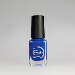 Swanky Stamping, Лак для стемпинга S19 - Неоново-васильковый (6 мл)