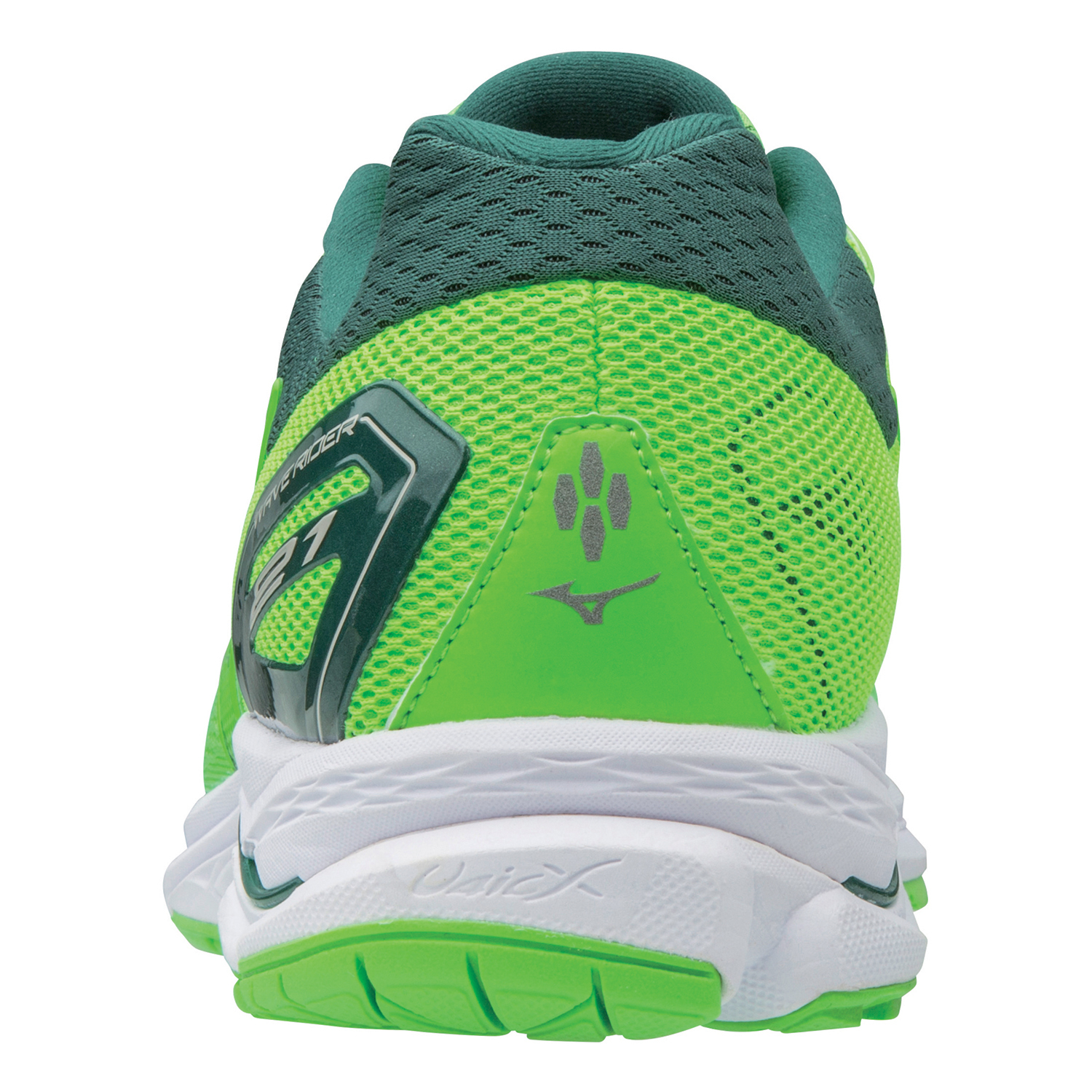 Mizuno Wave Rider 21 мужские беговые кроссовки зеленые - 3
