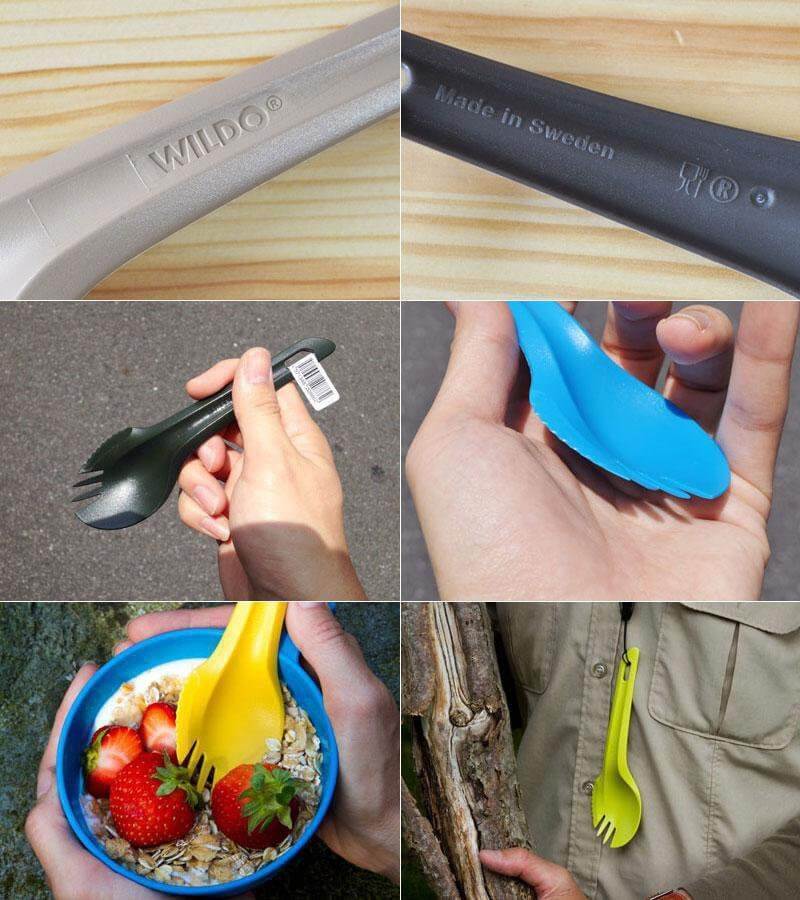 Wildo Spork походная ложка-вилка red - 4