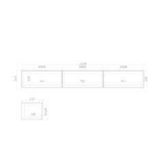 Тумба подвесная ML069