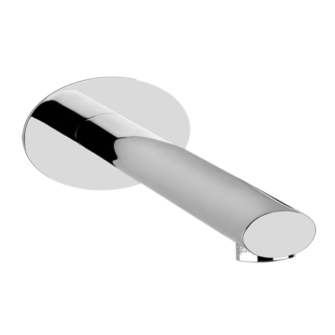 Gessi Ovale 23118#031 Настенный излив с инд.длиной (70-300мм), для монтажа с удаленным управлением (не входит в комплект), цвет: хром