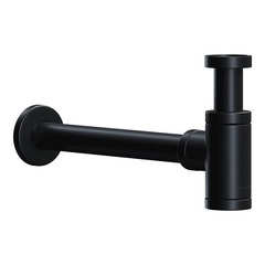 Ceramica Nova 70001MB Дизайнерский бутылочный сифон для раковины с мокрым затвором, цвет: чёрный матовый фото