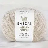 Пряжа Gazzal Merino Boucle 3761 молочный