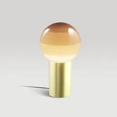 Настольный светильник Dipping Light кремовый-матовая латунь