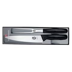 Фото Подарочный набор Victorinox 5.1023.2, шеф нож + вилка для мяса