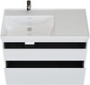 Aquanet 365922 Тумба с раковиной Nova Lite 2.0 90 L 2 ящ. цв. белый глянец (365922)