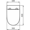 Ideal Standard i.life O T572401 Сиденье и крышка с функцией плавного закрытия