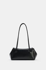 ZARA ПРЯМОУГОЛЬНАЯ СУМКА С ПЛЕЧЕВЫМ РЕМНЕМ, ЧЕРНЫЙ
