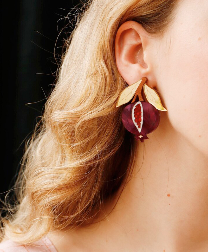 Серьги Pomegranate Earrings