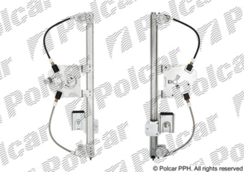 5003PSG8 Стеклоподъемник Mercedes-Benz C-Class (01.2004 - 2007 г.в.) задний правый электрический без мотора