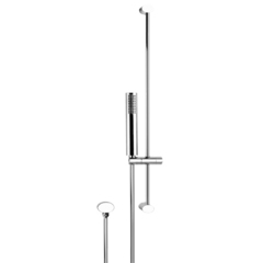 Gessi Ovale 23142#031 Душевая штанга с ручным душем и выводом воды из стены, цвет: хром фото