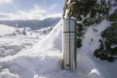 Термос Esbit MAJORIS VF1000TL-S, из нержавеющей стали с двойной крышкой, стальной, 1.0 л