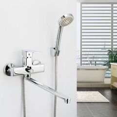 Смеситель для ванны, Frud, с картриджем, хром, R22105