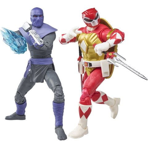 Фигурка Hasbro Power Rangers X TMNT: Foot Soldier Tommy and Raphael Red