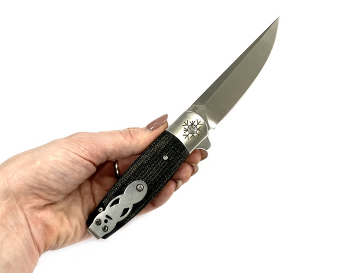 Нож складной Карачун-02, D2, G10 и сталь