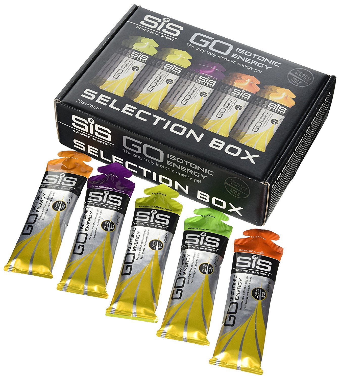 Набор углеводных гелей SIS Go Isotonic Gel 20 шт - 2